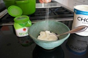 sweeten chobani yogurt